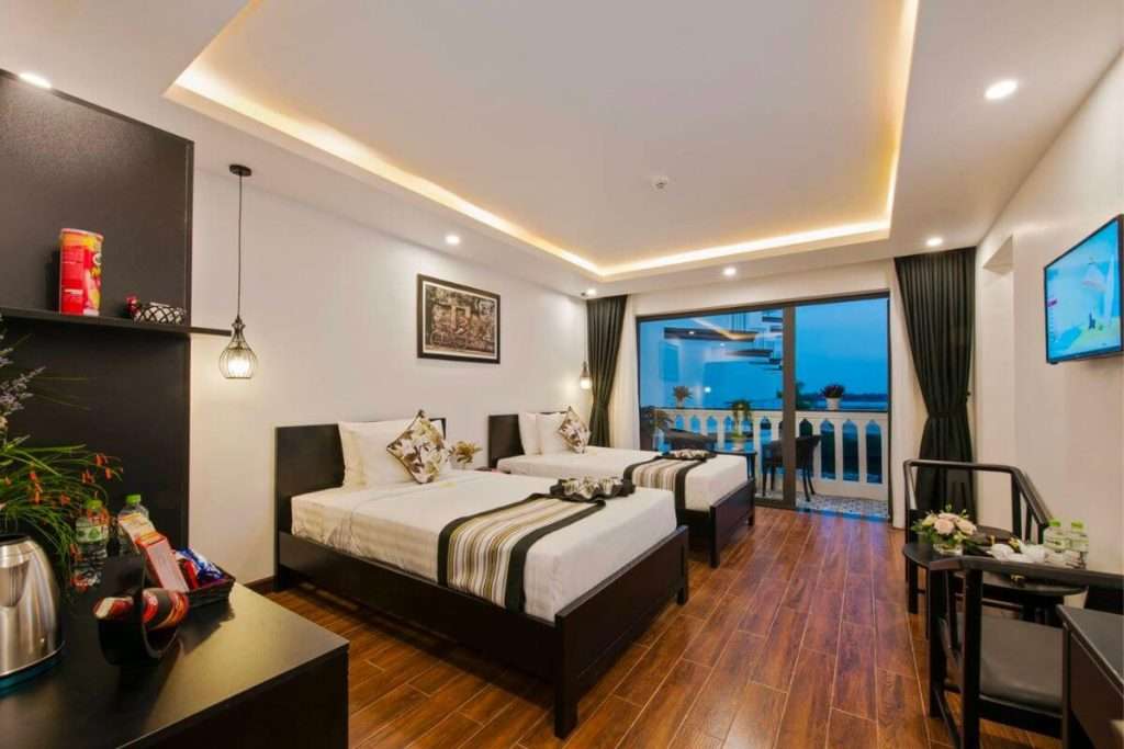 Phòng tại Gem Riverside Hotel Hội An có tầm view rất đẹp