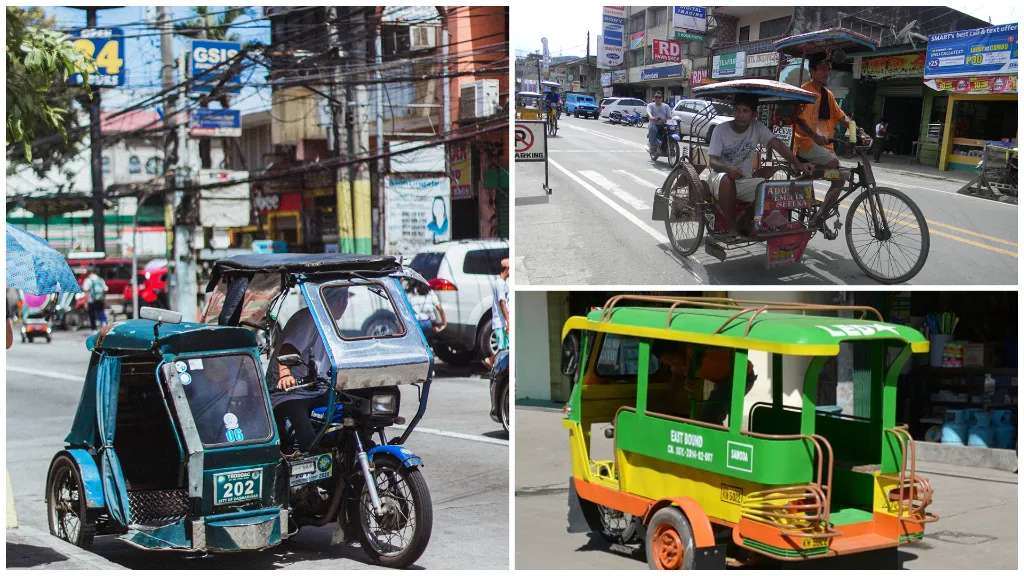 Một vài kiểu tricycle ở Philippines