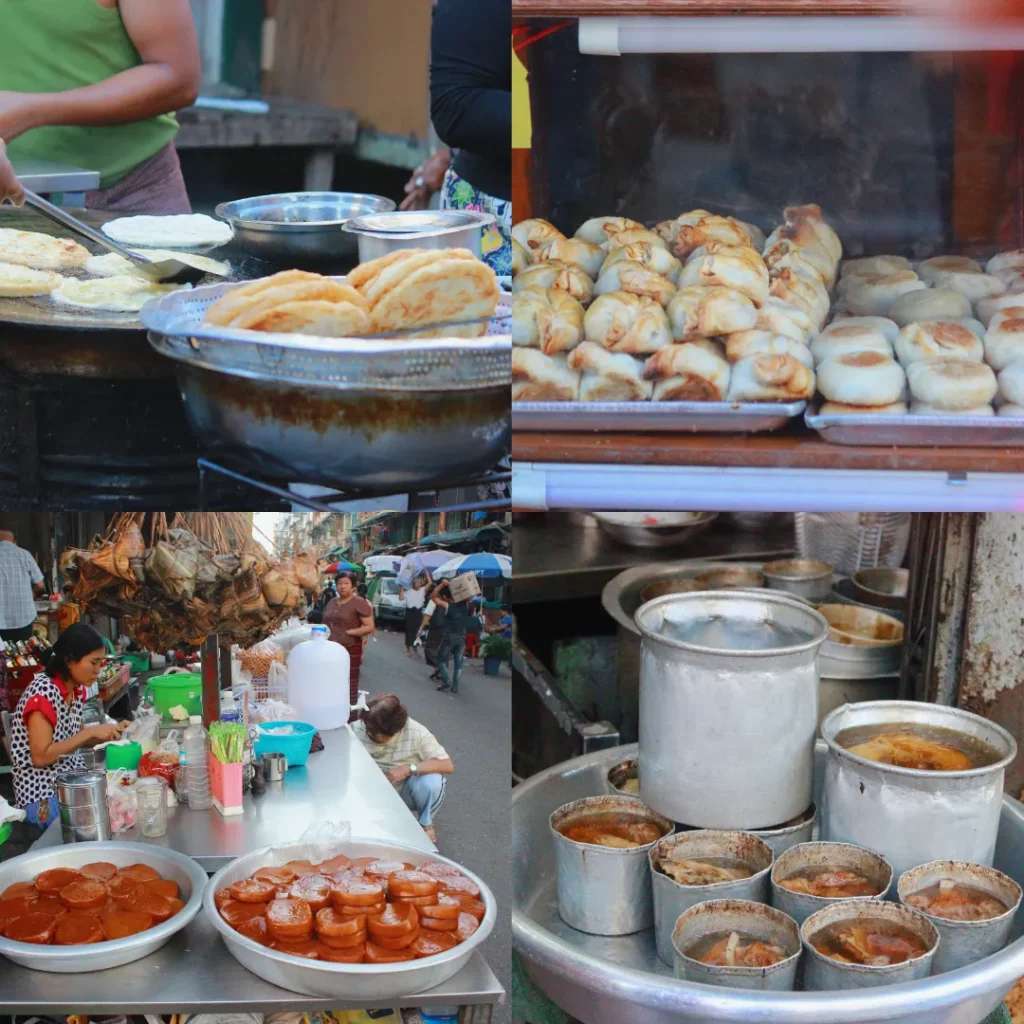 Khám phá Yangon món ăn đường phố lạ miệng 