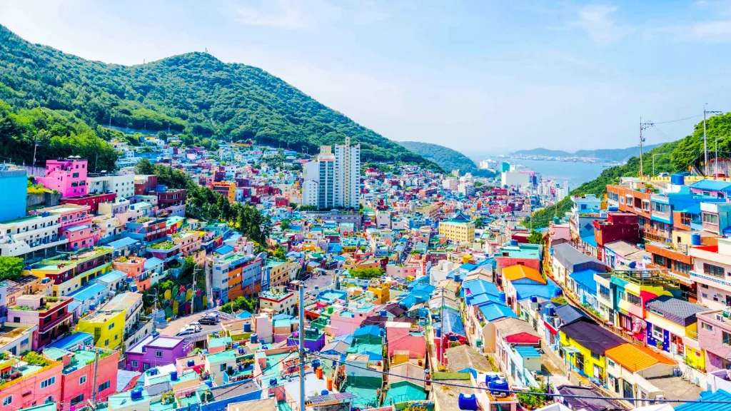 Toàn cảnh thành phố Busan Hàn Quốc 