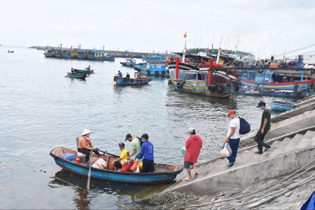 Cảng cá Bình Châu ở Vũng Tàu 