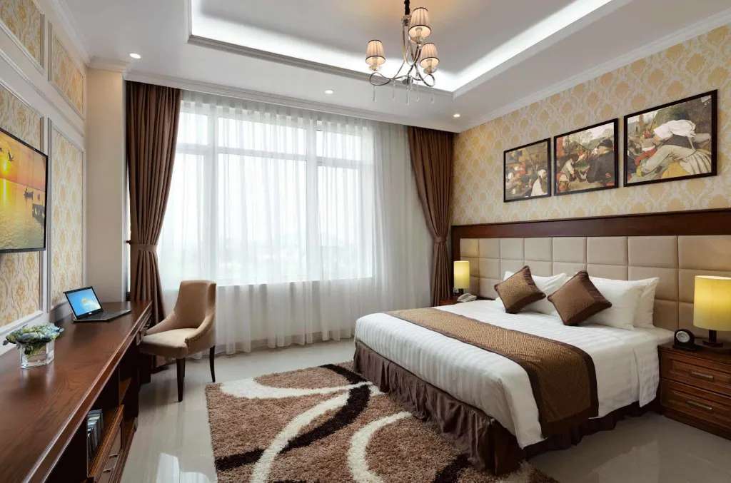 Phòng nghỉ tại Center Hotel Bắc Ninh 