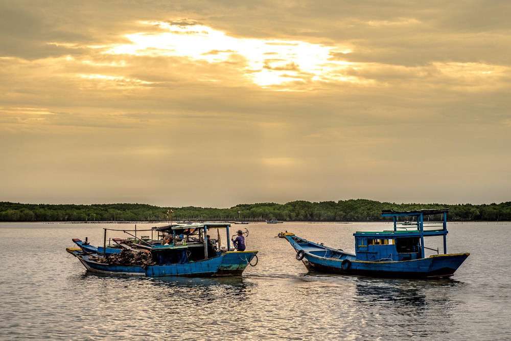 Đảo Thạnh An mùa khô