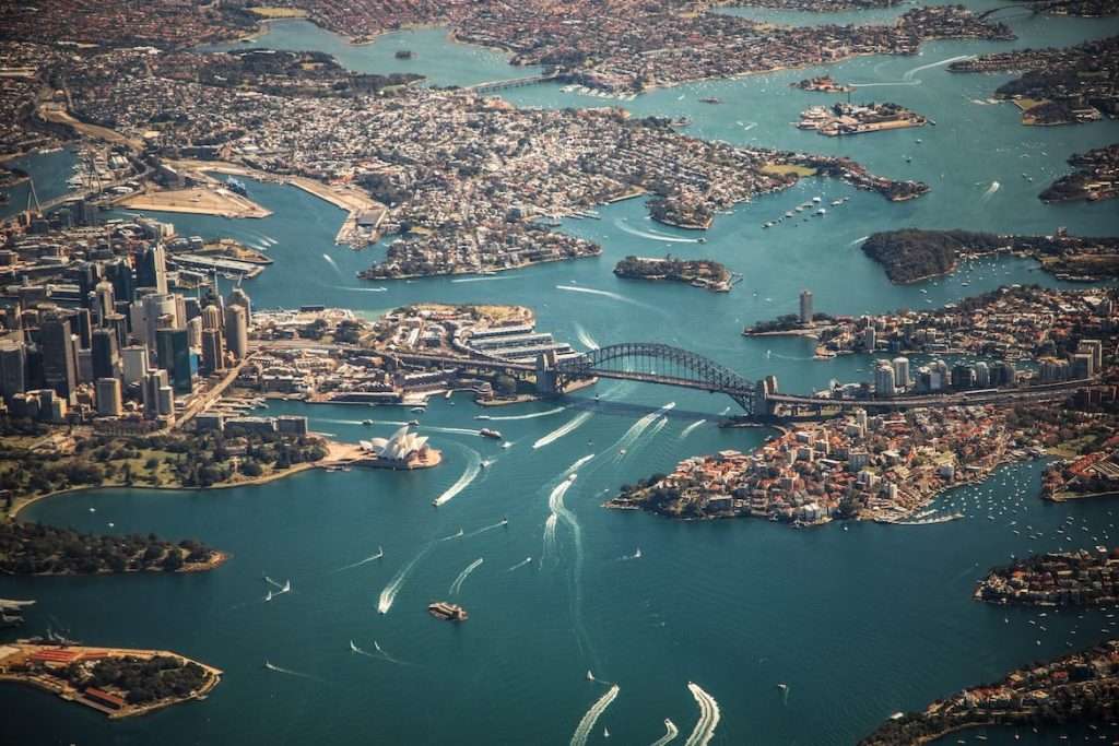 Sydney nhìn từ trên cao 