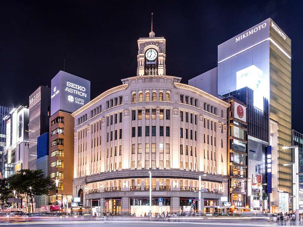 Du lịch Ginza về đêm