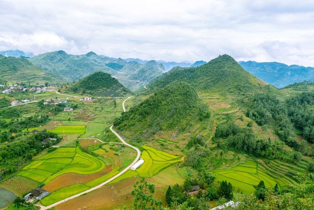 Hà Giang nhìn từ trên cao