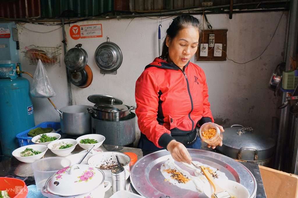 Bánh cuốn trứng Hà Giang