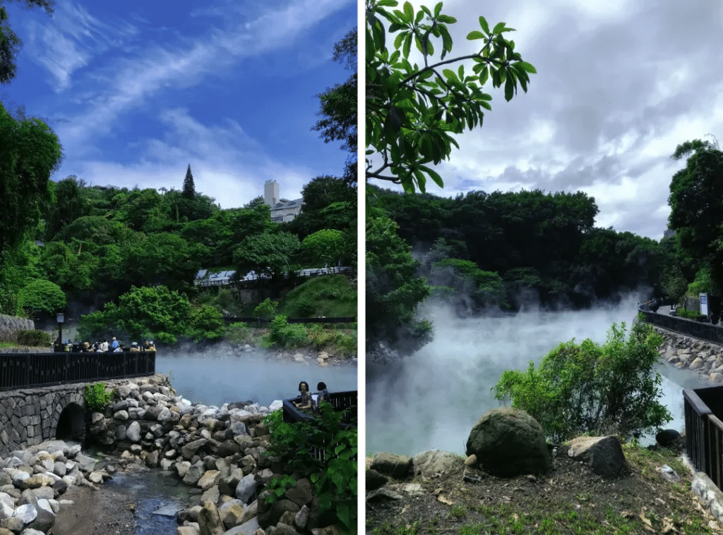 Những ngày trời trong xanh, khung cảnh thực sự đẹp như ở Châu  u - Du lịch Beitou 