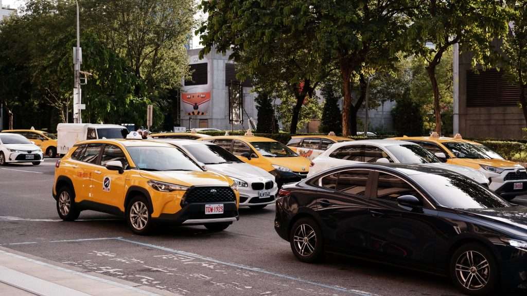 Taxi Đài Loan chỉ toàn màu vàng