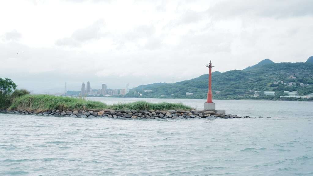 Khu vực gần biển ở ga Tamsui 