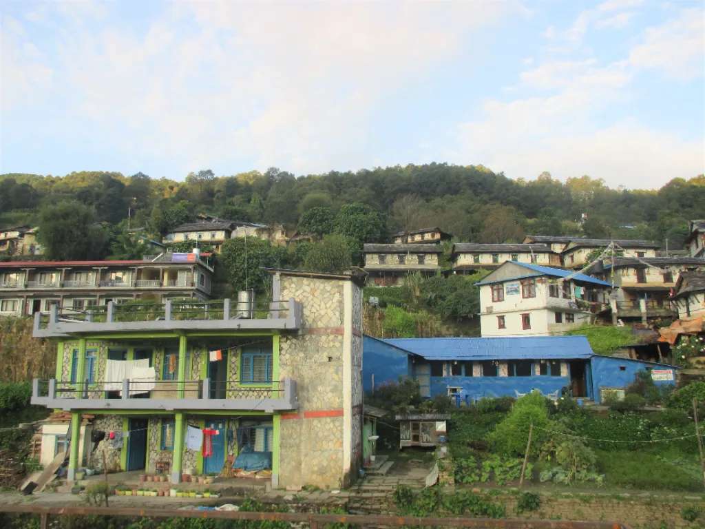 Nhà cửa ở làng Ghandruk