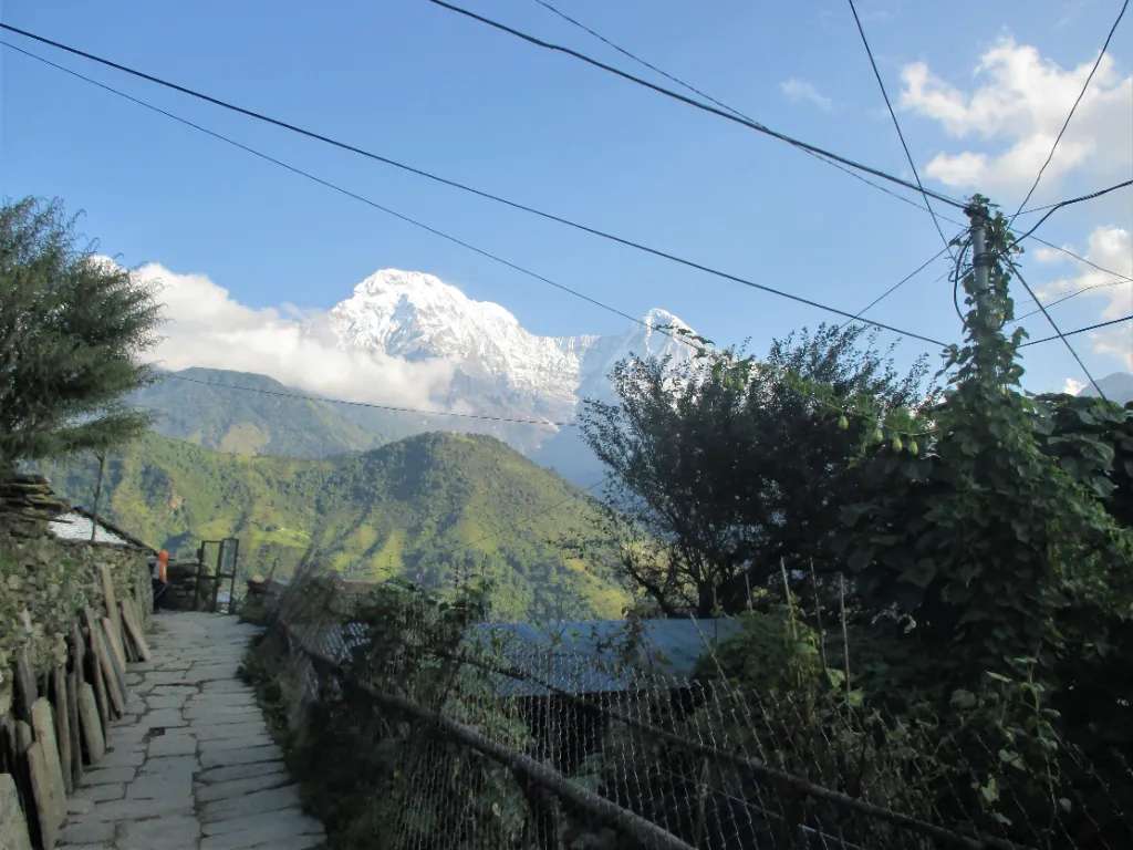 View tuyệt đẹp ở làng Ghandruk