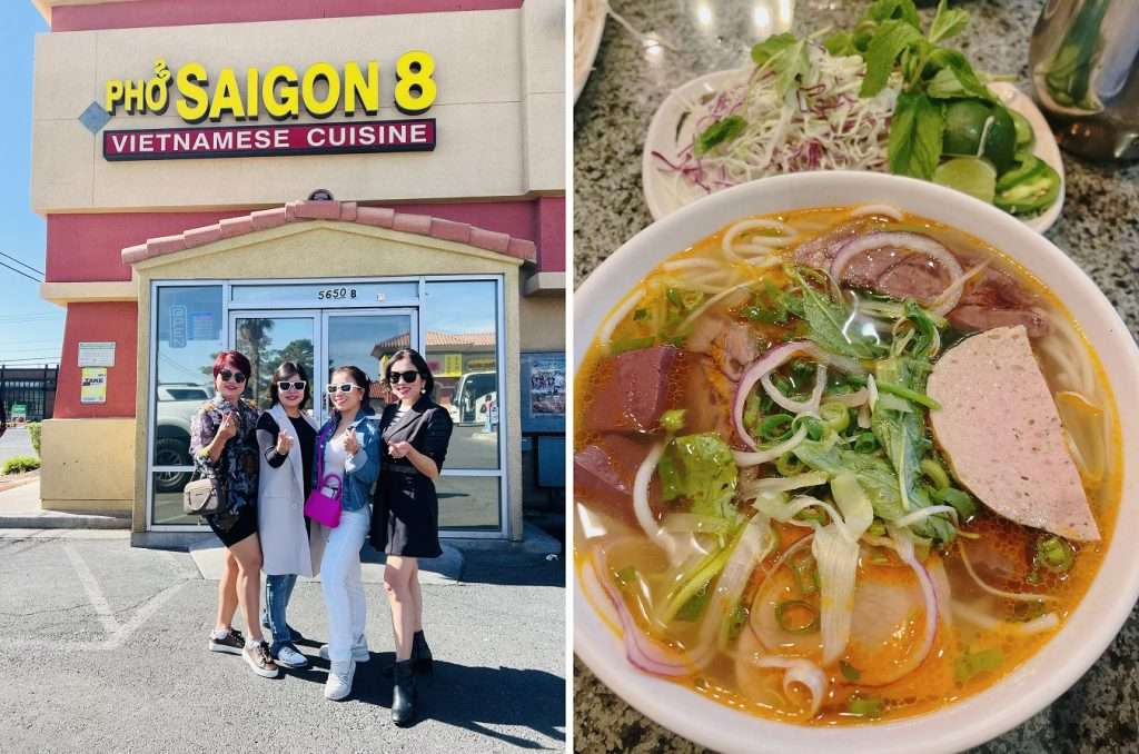 Phở Saigon 8 – Vietnamese Cuisine, địa chỉ 5650 W Spring Mountain, Las Vegas.