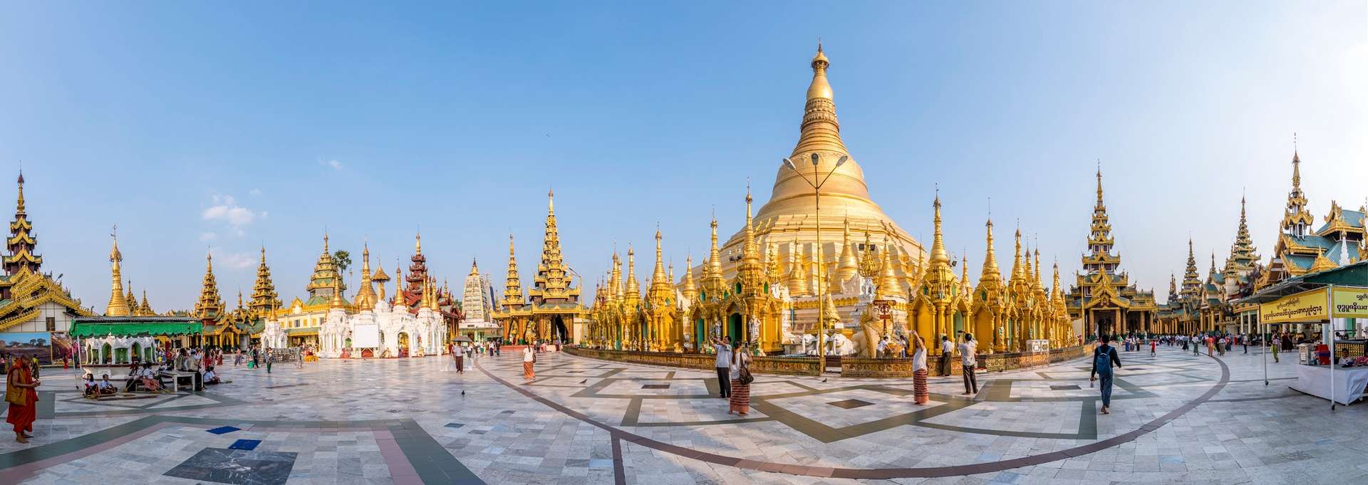 Chùa Swedagon du lịch Yangon Myanmar