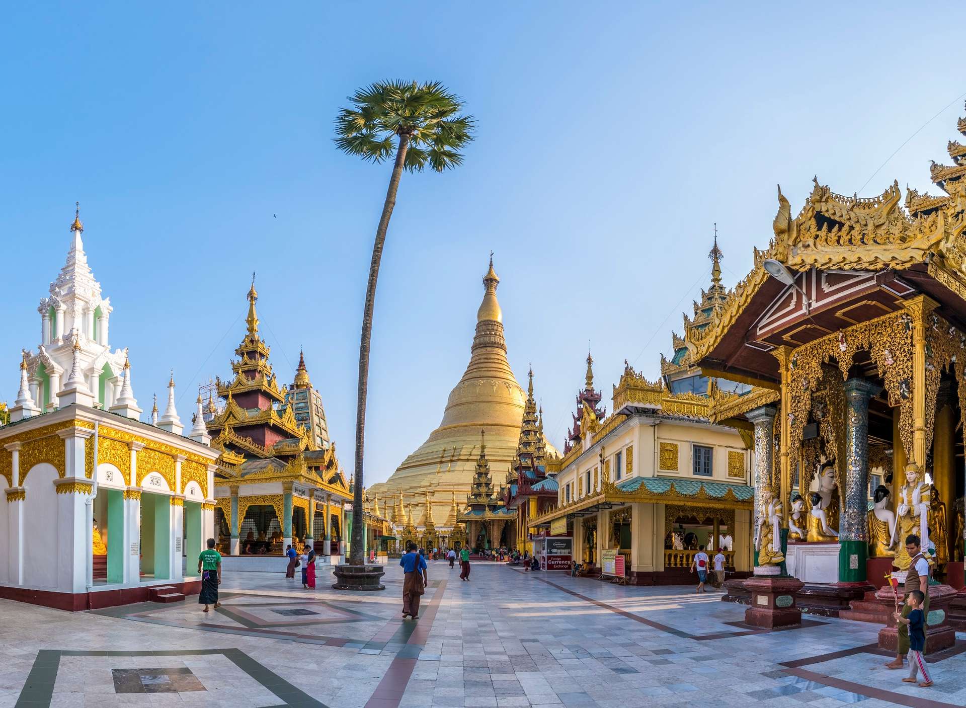 Chùa Swedagon du lịch Yangon Myanmar