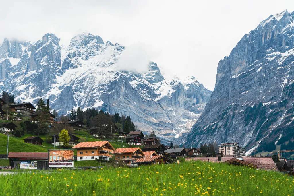 Grindelwald trong một chiều xuân