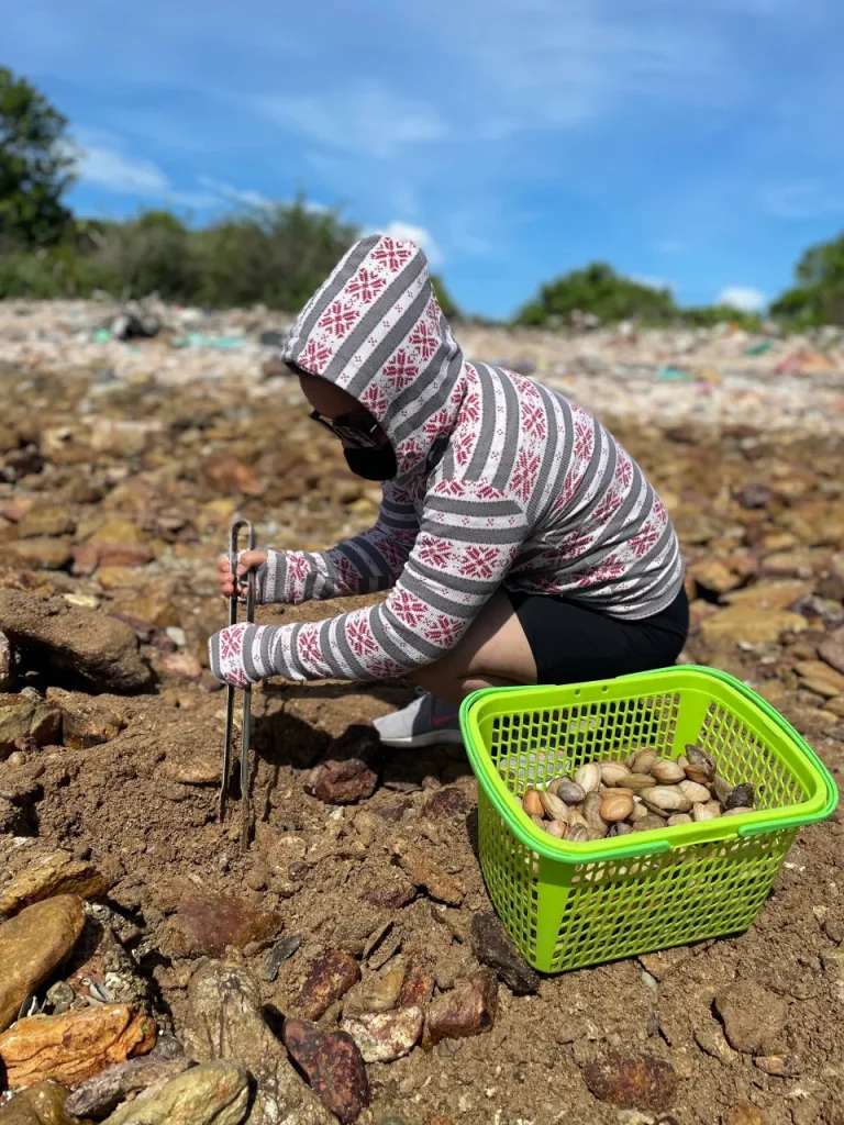 ... và đây là thành quả sau một hồi đào bới.