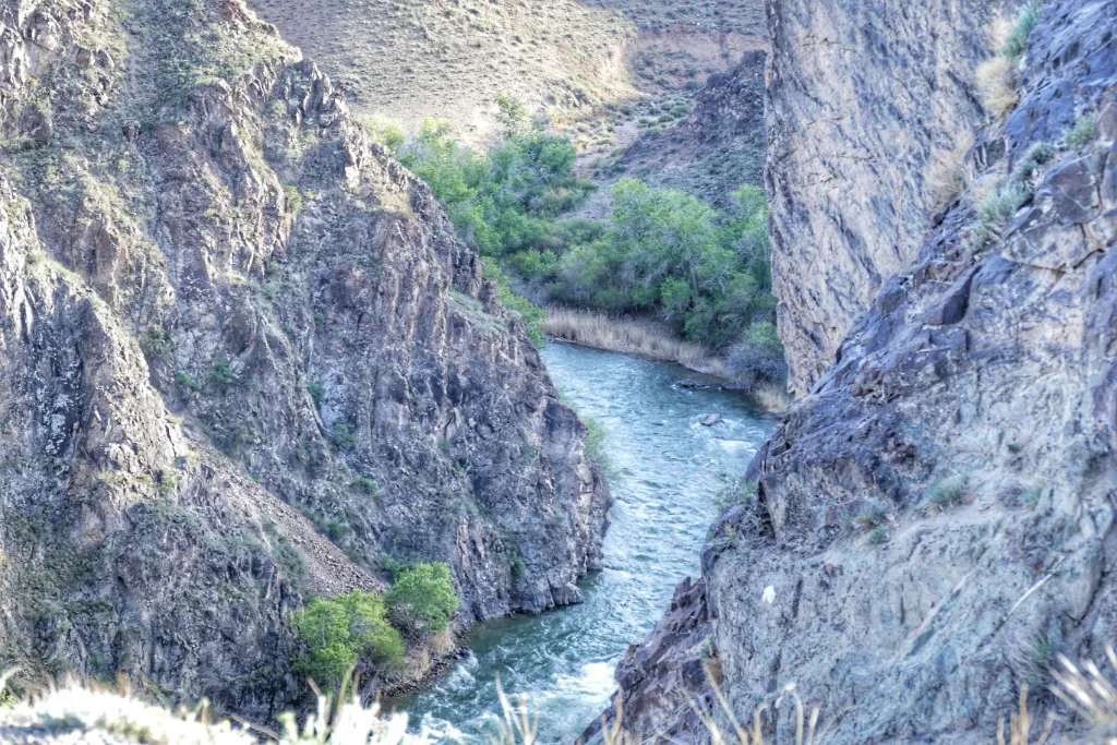 Sông Charyn nhìn từ Black Canyon