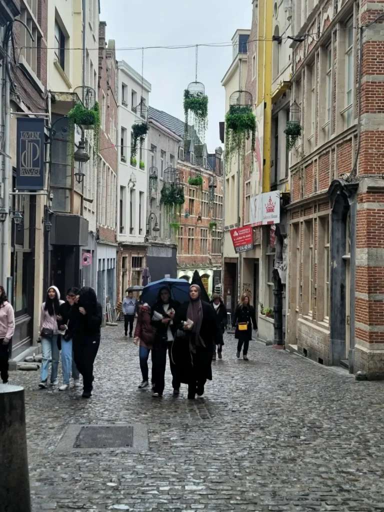 Một con phố tại thủ đô Brussels