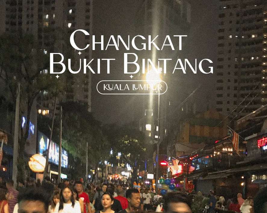 Phố Changkat Bukit Bintang cắt ngang Jalan Alor và cũng nhộn nhịp không kém