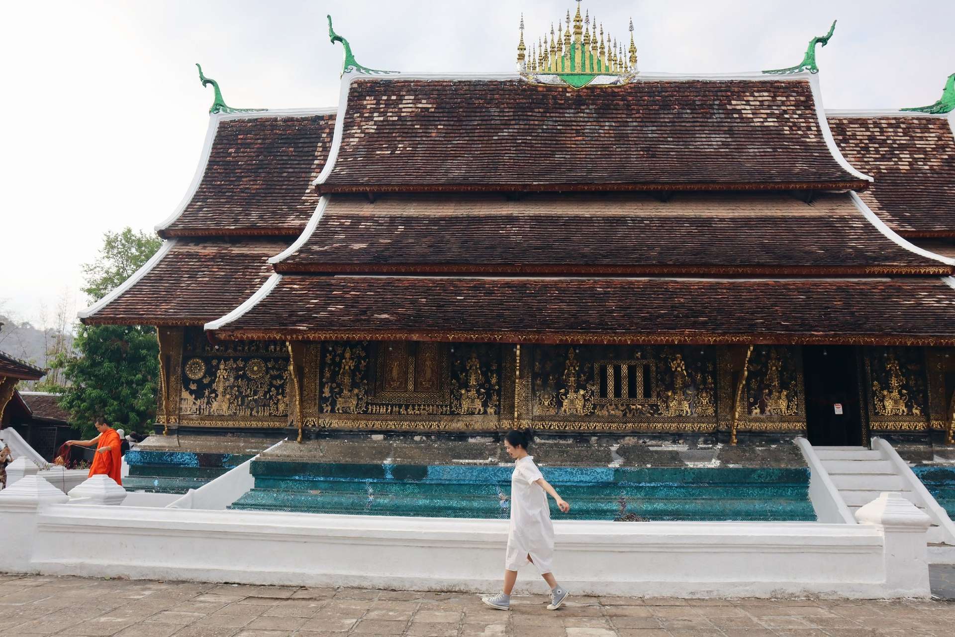 lễ khất thực Luang Prabang