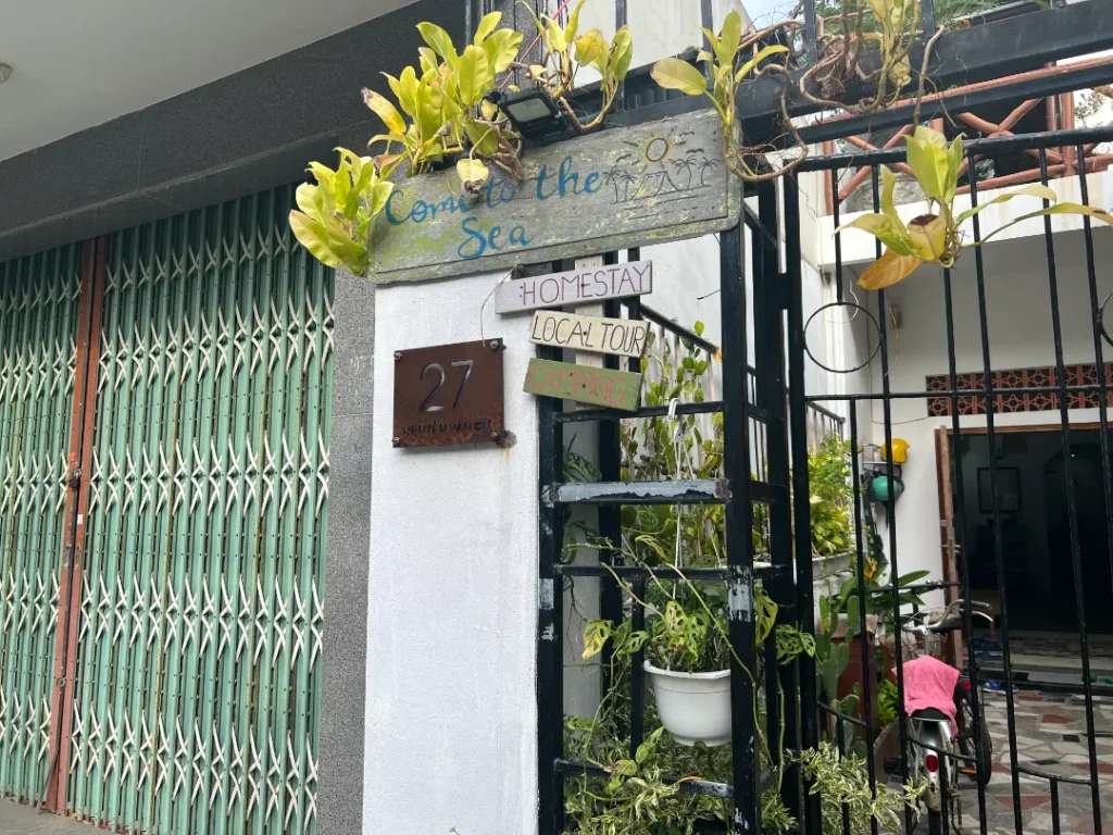 Đây là một homestay nhỏ, yên bình,