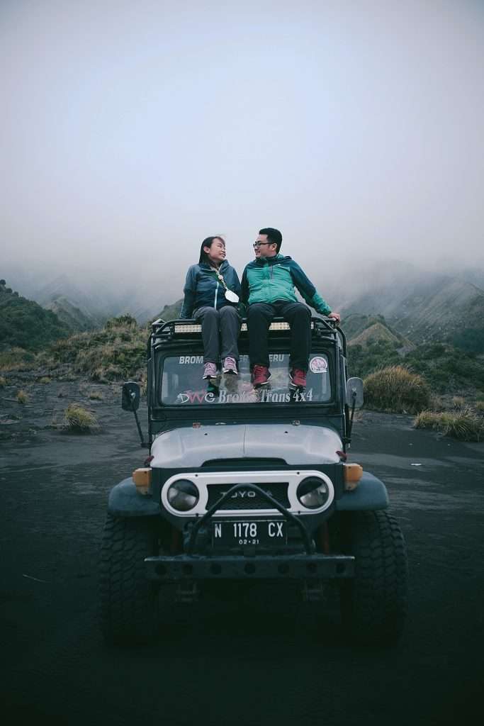 Xe Jeep đã chở tụi mình đi Bromo