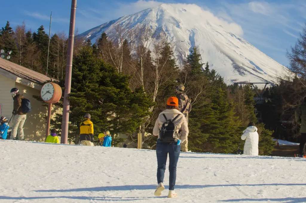 Người không trượt tuyết có thể dạo bộ, ngắm cảnh.