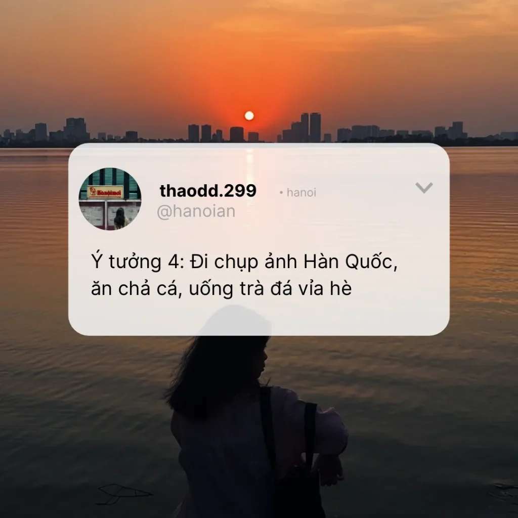 Ý tưởng 4 - Ý tưởng hẹn hò vào mùa thu Hà Nội