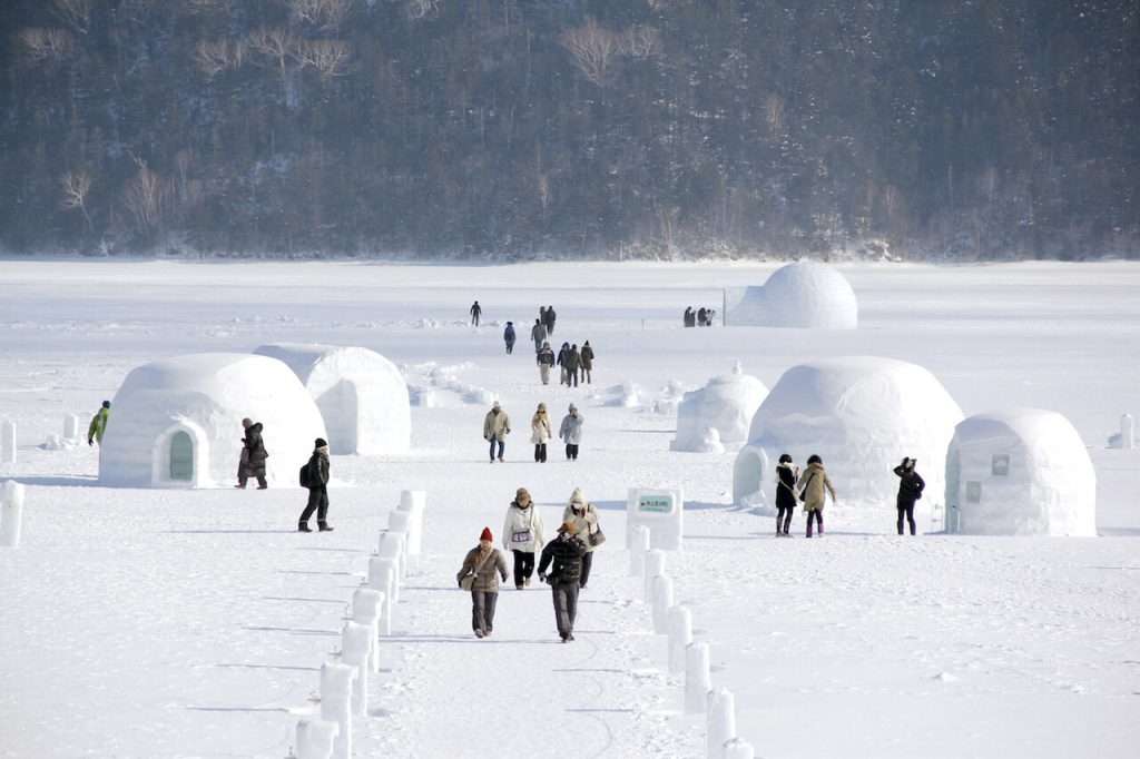 Làng băng tại Hokkaido