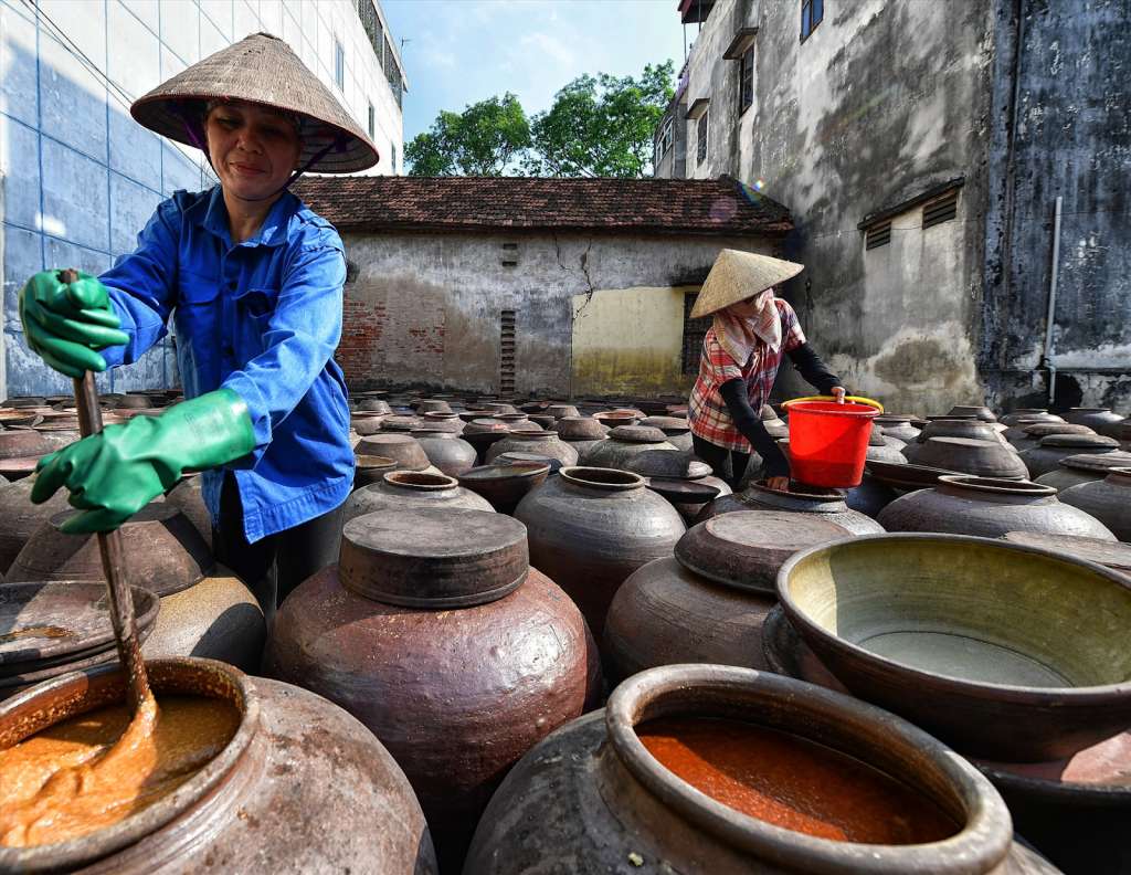 Đặc sản tương bần Yên Nhân