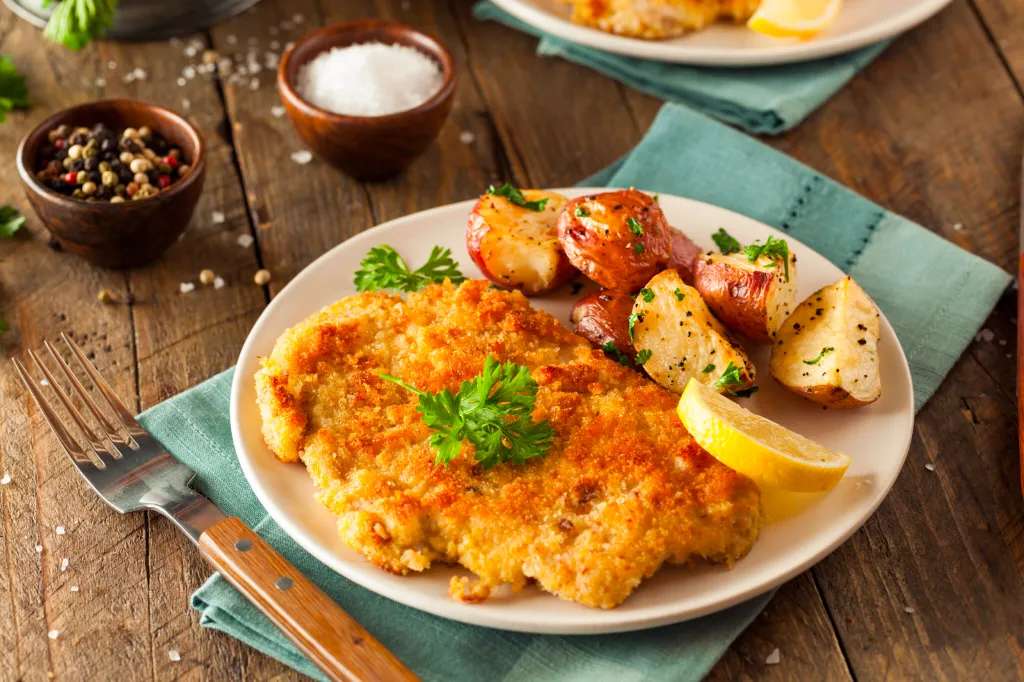 Món ăn Schnitzel nức tiếng 