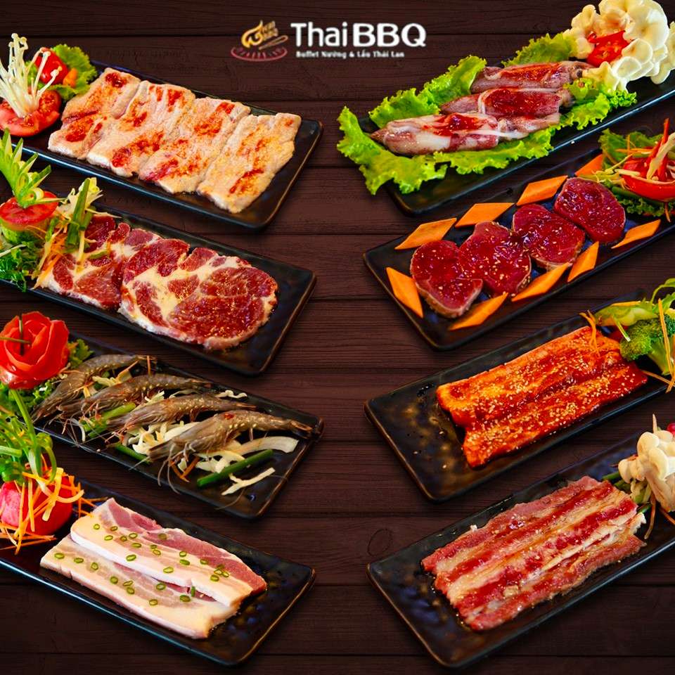 Thực đơn của Thai BQQ có hơn 26 món nướng lẩu khác nhau 