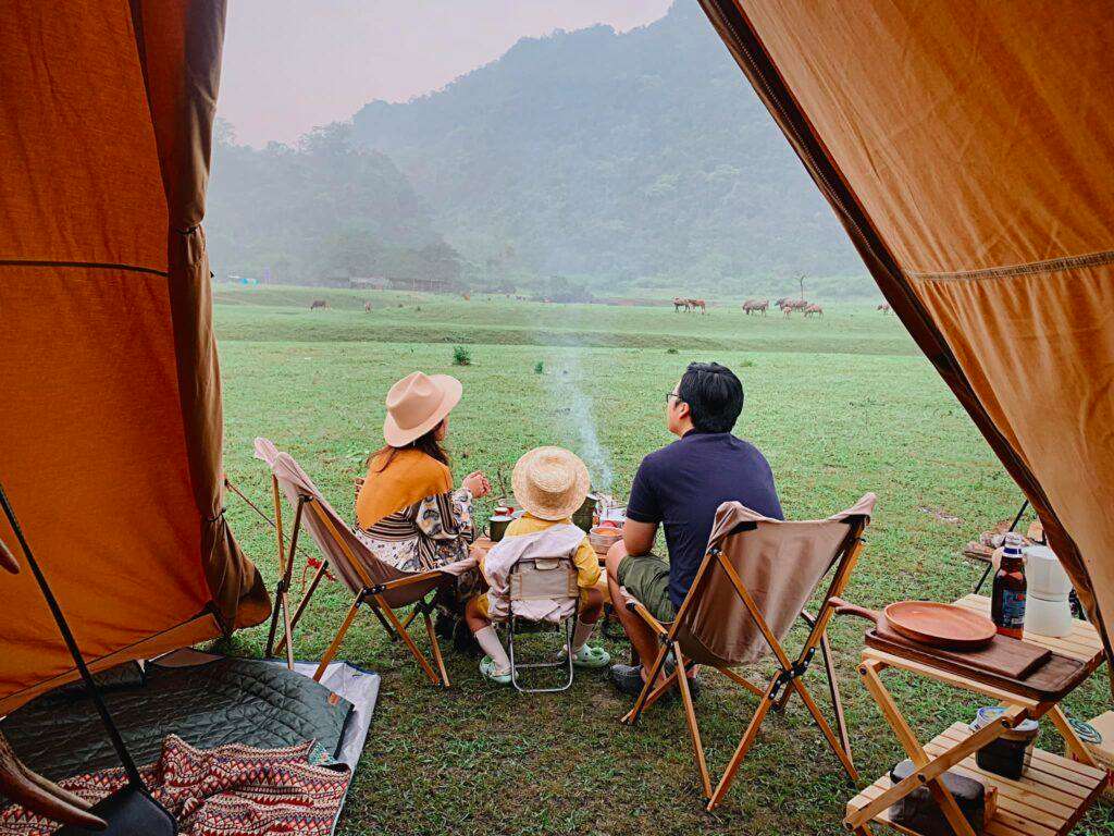 Trải nghiệm cắm trại qua đêm tại thảo nguyên Đồng Lâm 