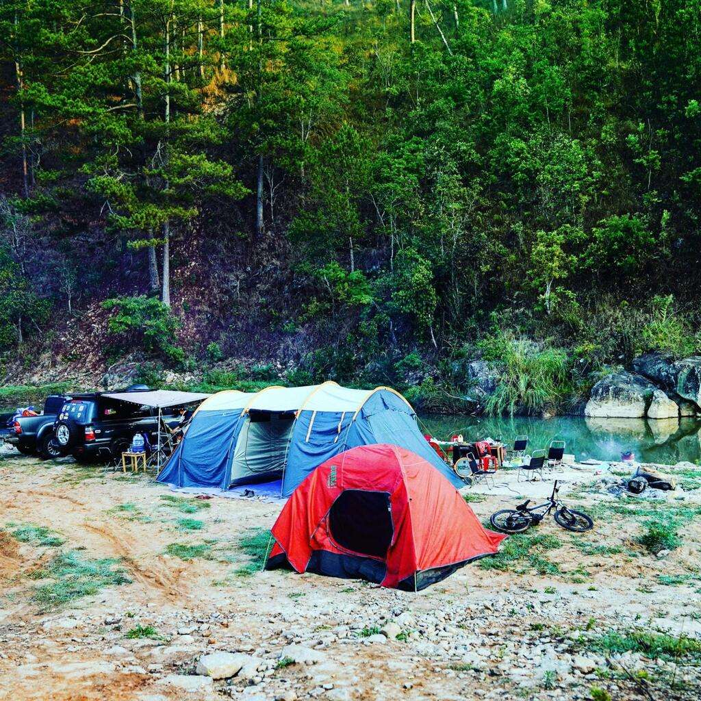 Cắm trại ở vườn quốc gia Xuân Thủy