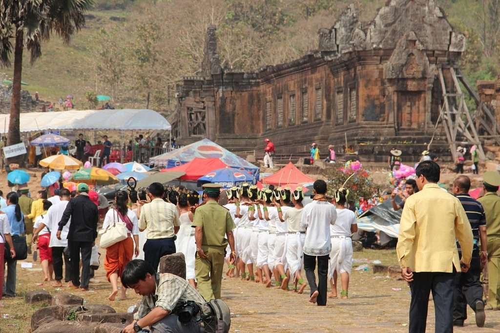 lễ hội Wat Phou
