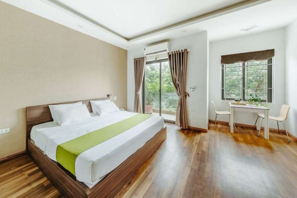 Hana Apartment Hotel có tầm view rất thoáng đãng