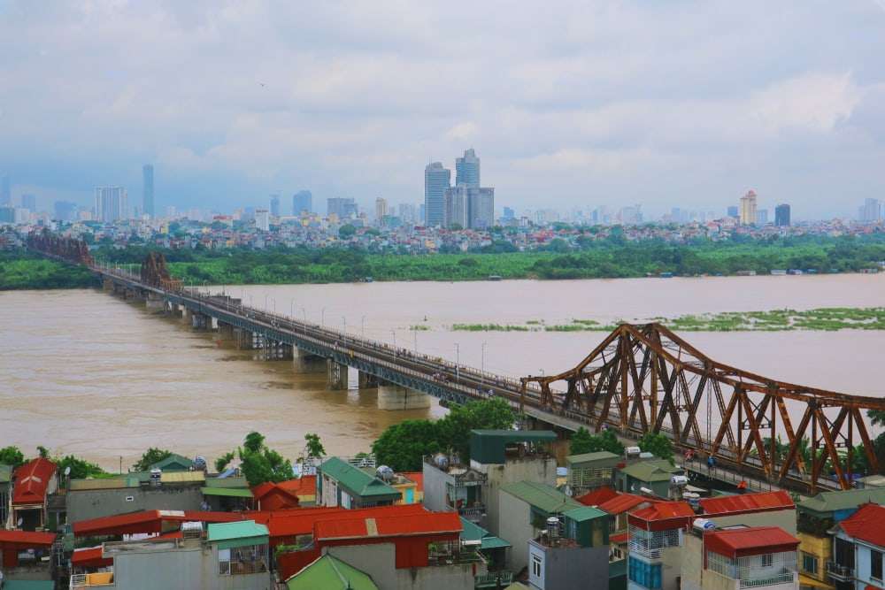 Long Biên nhìn từ trên cao