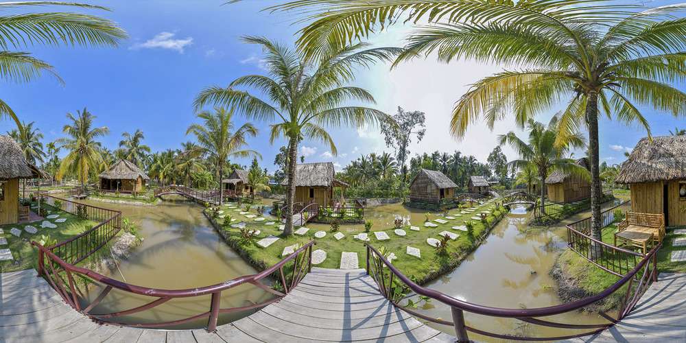 Làng Xanh resort Bến Tre