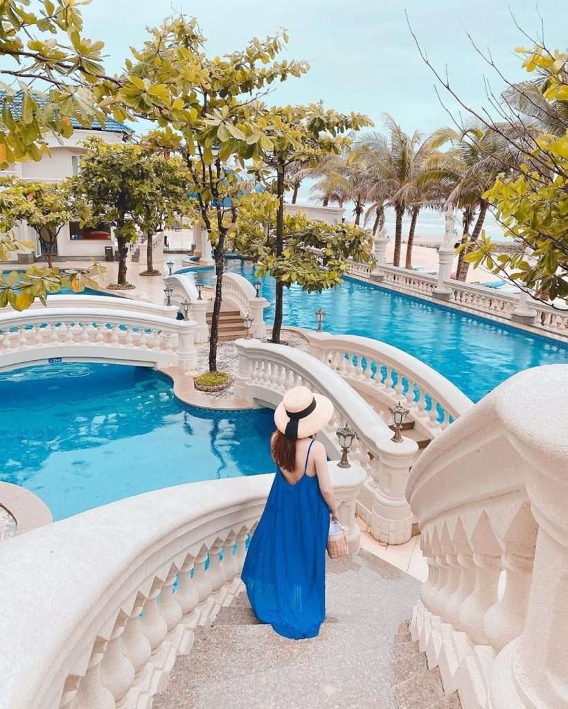 Hồ bơi tại  Lan Rừng Resort Phước Hải