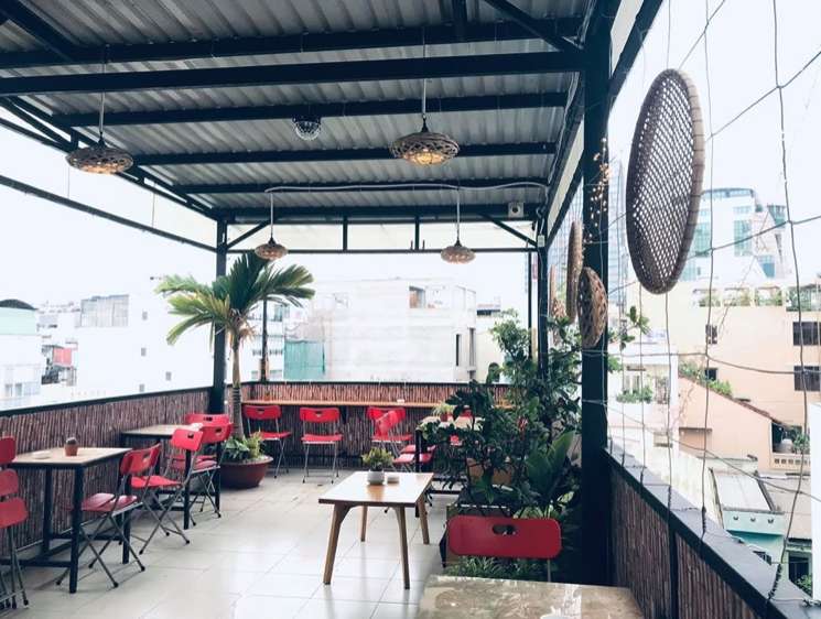 cafe rooftop quận 1