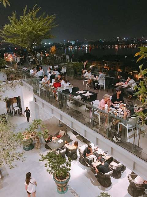 cafe sân thượng Hà Nội