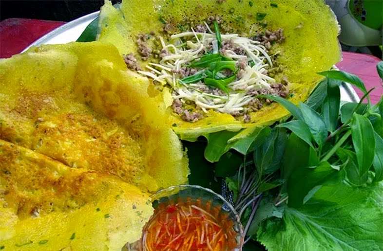 Bánh xèo ốc gạo