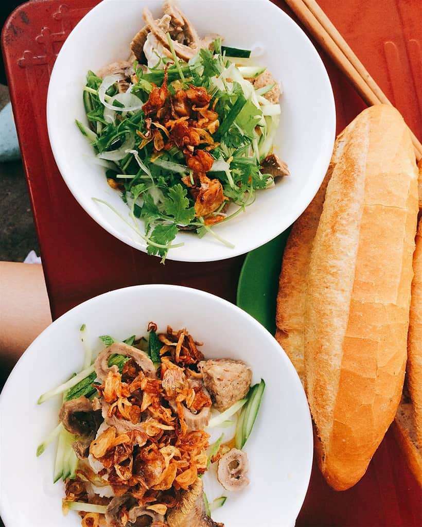 ẩm thực nha trang - bánh mì chấm