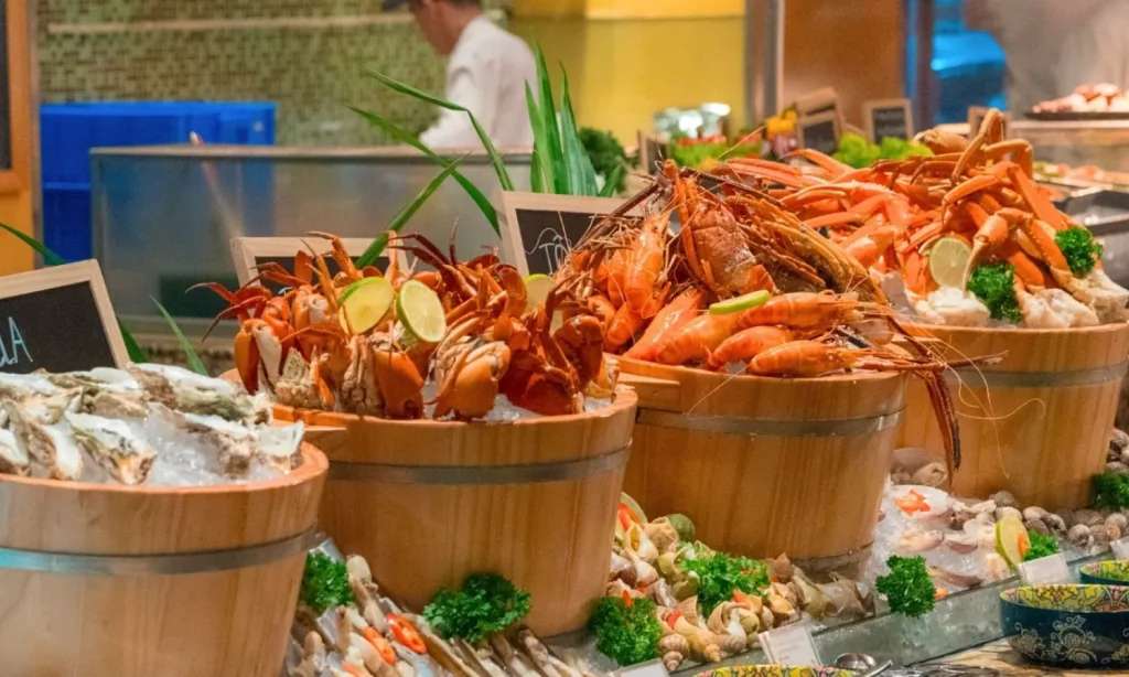 Buffet tại Market 39 nổi tiếng với hương vị ẩm thực Việt Nam và quốc tế