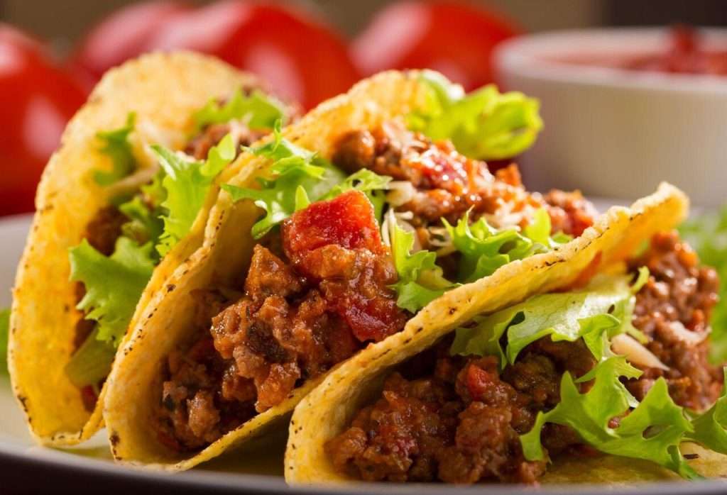 Tacos món ăn đặc trưng tại Mexico